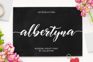 Albertyna: The Flowing Script Font for Modern Creatives