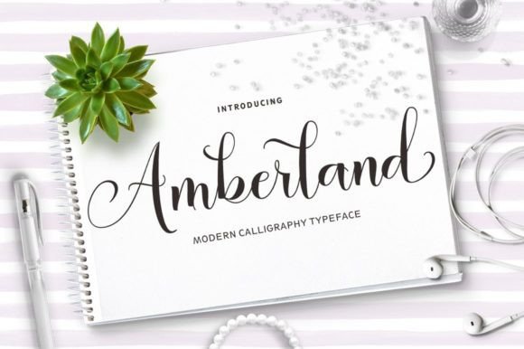 Amberland: A Modern Script for Elegant Branding