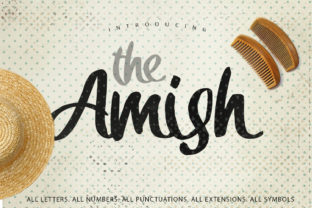 Amish Font: The Thick Marker Script for Authentic Branding