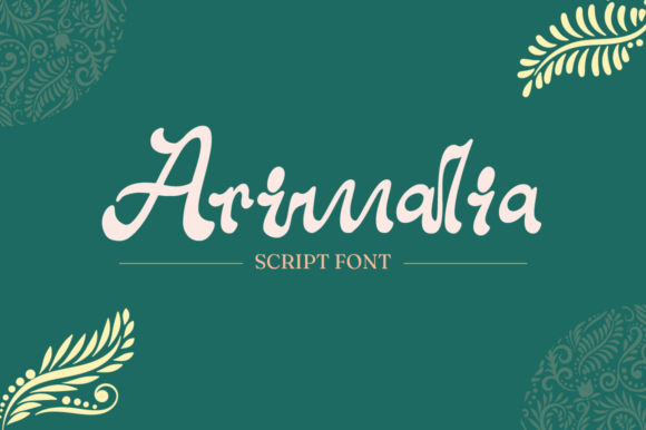 Arimalia: Crafting Elegance with a Unique Script Font