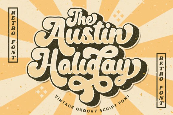 Austin Holiday: Your Go-To Font for Retro Playful Designs