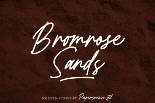 Bromrose Sands: A Script Font That Flows with Character