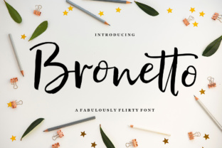 Bronetto: A Modern Script with Creative Energy