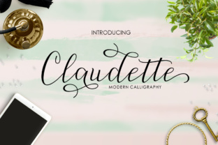 Claudette: The Modern Script Font for Elegant Branding