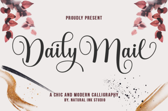 Daily Mail Script: A Modern Calligraphy Typeface for Authentic Branding