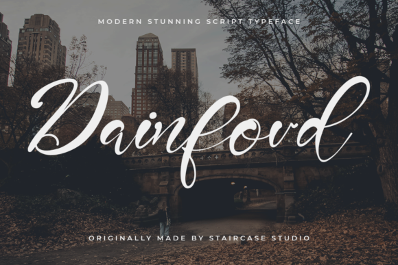 Dainford: The Script Font That Brings Elegant Flow to Your Work