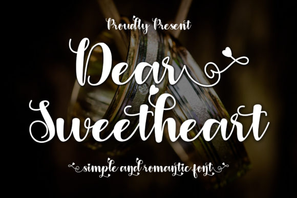 Dear Sweetheart: A Dance of Elegance for Your Creative Projects