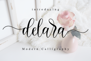 Delara: A Script Font for Modern Branding