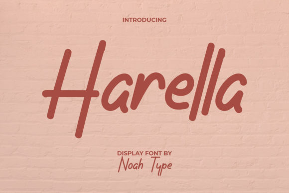 Harella: The Script Font That Feels Like a Handwritten Note