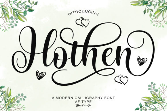Hothen: An Elegant Script Font for Modern Design