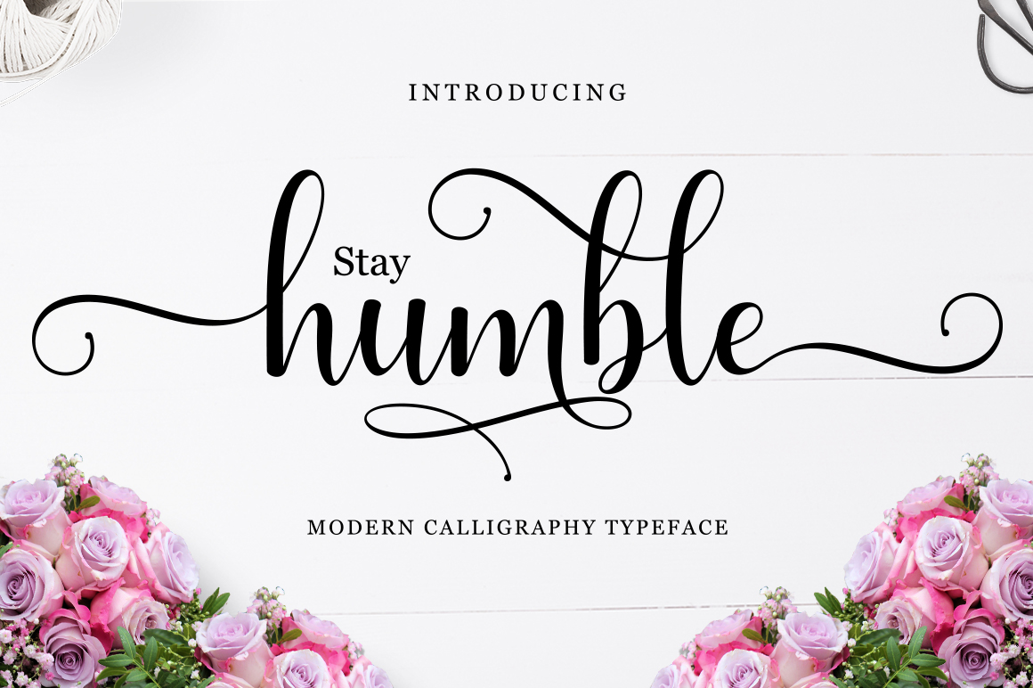 Humble: A Romantic Font Duo with Modern Whimsy
