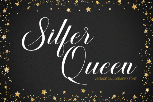 Introducing Silfer Queen: A Vintage Calligraphy Script