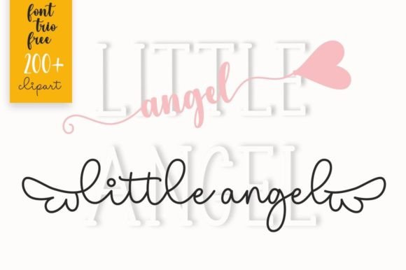 Little Angel: The Trio of Fonts for Every Creative Project