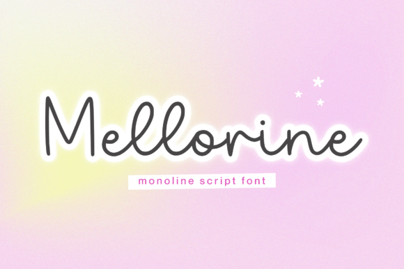 Mellorine: The Modern Handwritten Monoline Script