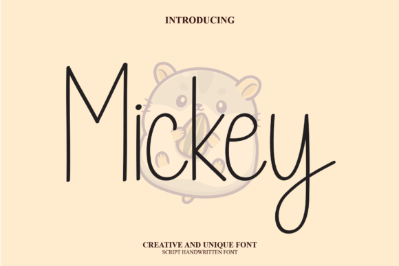 Mickey: A Script Font for Romantic Branding