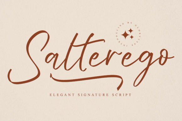 Salterego: An Elegant Signature Script for Modern Brands