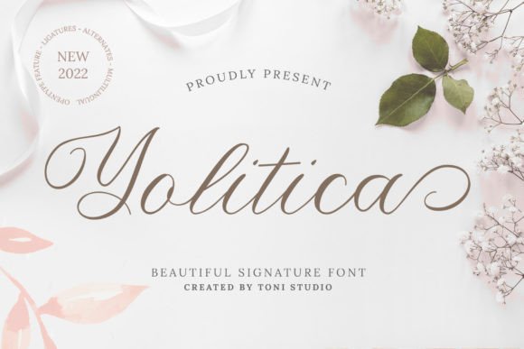 Yolitica: Crafting Elegance with a Handwritten Script Font
